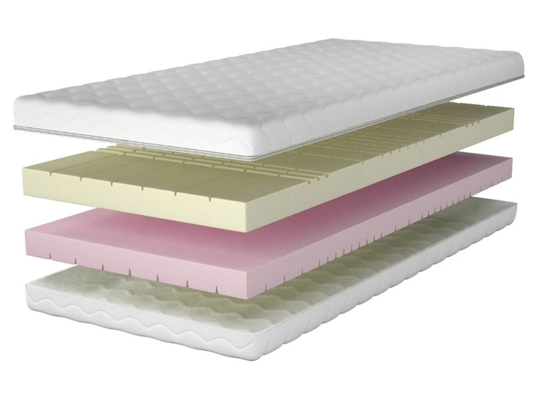 Schaumstoffmatratze mit 7-Zonen-Polyurethanschaum Ovelo 100x200