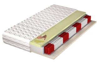 Taschenfederkernmatratze Multipocket mit Viscoschaum und Latex Vilo 180x200
