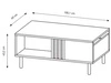 Wohnzimmer-Set Malone Artisan Eiche, Anthrazit
