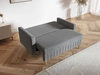 Schlafsofa mit Bettfunktion und Bettkasten Castelo Dunkelgrau