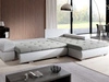 Ecksofa L-form Sonia mit Schlaffunktion Sonia Schwarz, Weiß