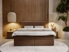 Boxspringbett mit Bettkasten 140x200 Marbella Braun