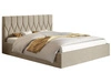 Polsterbett mit Bettkasten und Lattenrost 140x200 Gaja Beige