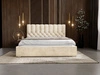 Polsterbett mit Bettkasten und Lattenrost 160x200 Roma Beige