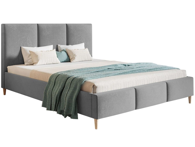 Polsterbett mit Lattenrost 120x200 Trio Grau