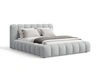 Polsterbett mit Bettkasten und Lattenrost 180x200 Averia Grau
