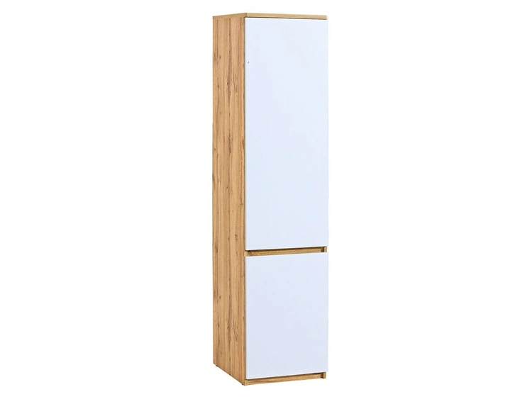 Kleiderschrank mit Drehtüren 45 Arcadia Eiche Wotan, Weiß