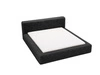 Polsterbett mit Bettkasten und Lattenrost 160x200 Enjoy Schwarz