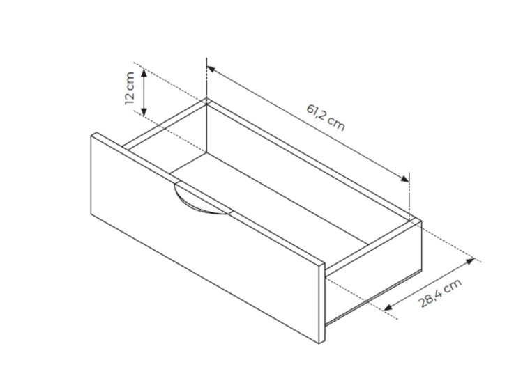 TV-Lowboard mit Türen und Schubladen 195 Magico Eiche Dunin