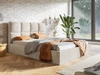 Polsterbett mit Bettkasten und Lattenrost 180x200 Malo Beige