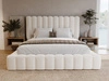 Polsterbett mit Bettkasten und Lattenrost 180x200 Rotto Creme