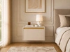 Nachttisch mit Schublade Roland Beige