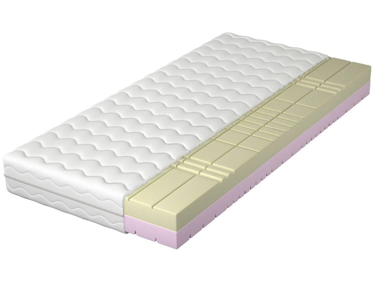 Schaumstoffmatratze mit 7-Zonen-Polyurethanschaum Ovelo 140x200