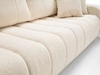 Schlafsofa mit Bettfunktion und Bettkasten Adoro Hellbeige