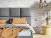 Polsterbett mit Bettkasten und Lattenrost 120x200 Malo Beige