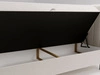 Boxspringbett mit Bettkasten 140x200 Primavera Creme