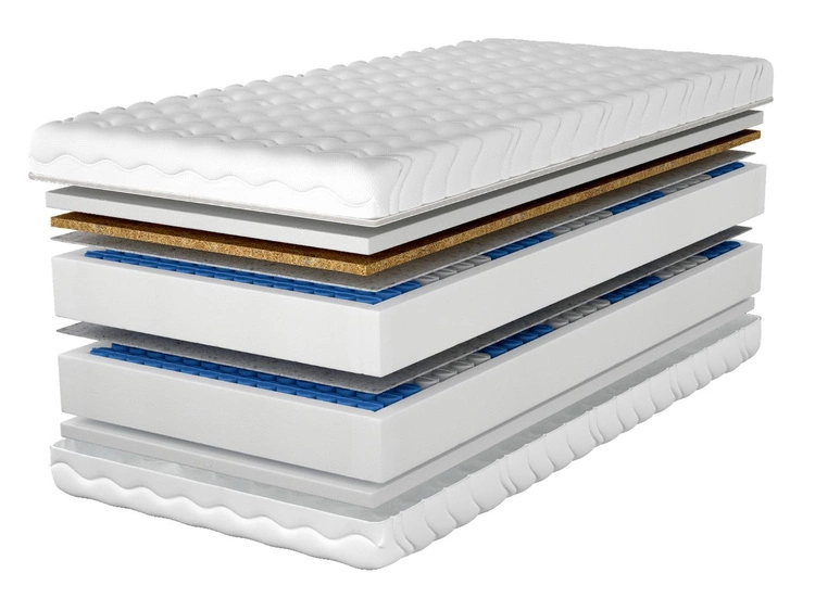Taschenfederkernmatratze mit Kokosmatte und Polyurethanschaum Cavani 100x200