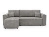 Modernes Ecksofa mit Schlaffunktion und Stauraum Prato L  Grau