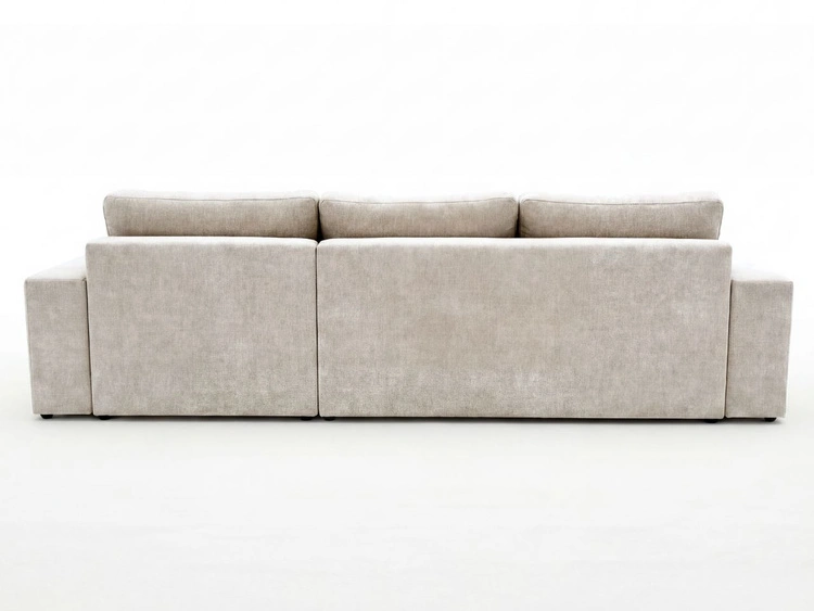 Ecksofa L-Form fürs Wohnzimmer Nesto Rechts Beige