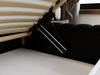 Polsterbett mit Bettkasten und Lattenrost 140x200 Bliss Schwarz