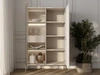Vitrinenschrank mit Led Deo 166 cm Kaschmir