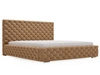 Polsterbett mit Bettkasten und Lattenrost 140x200 Astra Braun