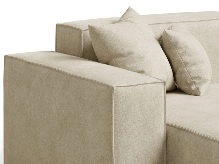 Ecksofa L-Form Links Arizona Beige