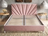 Polsterbett mit Lattenrost 120x200 Fuzi Rosa