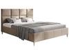 Polsterbett mit Lattenrost 120x200 Luxe Beige