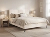 Boxspringbett mit Bettkasten 160x200 Vendi cremig