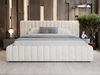 Polsterbett mit Bettkasten und Lattenrost 140x200 Bliss Beige