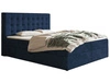 Boxspringbett mit Bettkasten 140x200 Denza Dunkelblau
