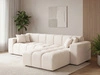 Ecksofa L-Form Rechts Moderne Ecksofa Loopo Creme
