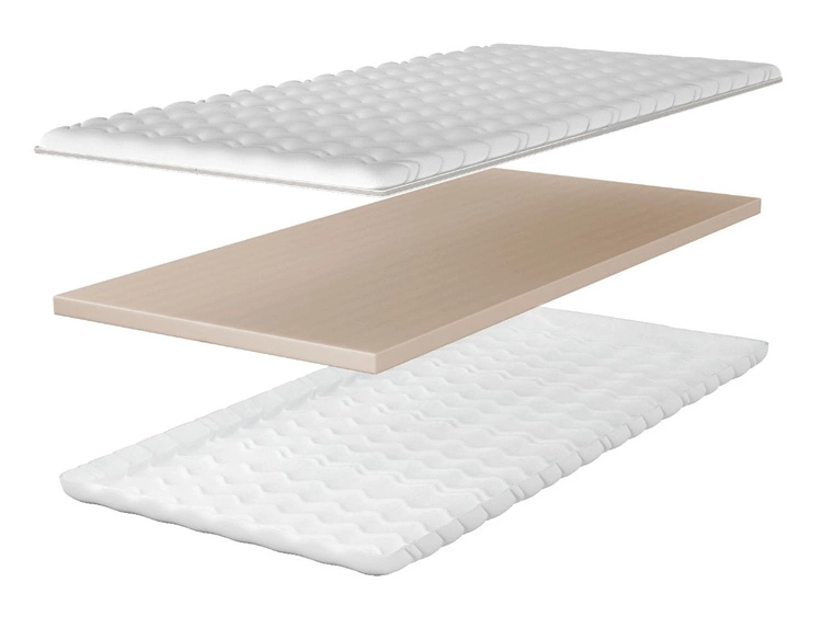 Matratzenauflage mit hochelastischem Schaumstoff Almo 90x200