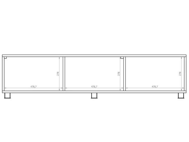 TV-Lowboard mit Türen 150 cm Kioto Artisan Eiche
