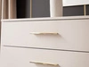 Kommode mit Türe, Schubladen und LED-Beleuchtung Nuveo Kaschmir