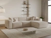 Ecksofa L-Form Rechts Arizona Beige