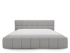 Polsterbett mit Bettkasten und Lattenrost 160x200 Alicante Boucle Grau