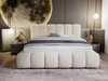 Polsterbett Ohne Bettkasten mit Lattenrost 140x200 Cloud Beige