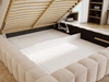 Polsterbett mit Bettkasten und Lattenrost 140x200 Rotto Beige