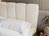 Polsterbett mit Bettkasten und Lattenrost 200x200 Cloud Beige