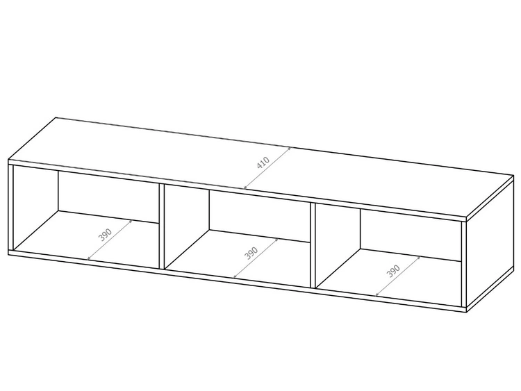 TV-Lowboard mit Türen 150 cm Kioto Cashmere