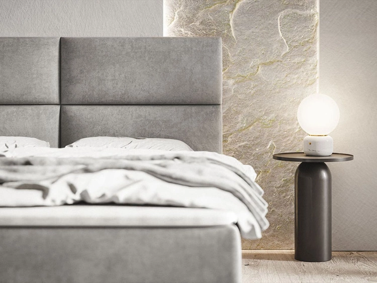 Boxspringbett mit Bettkasten 160x200 Hera Dunkelblau