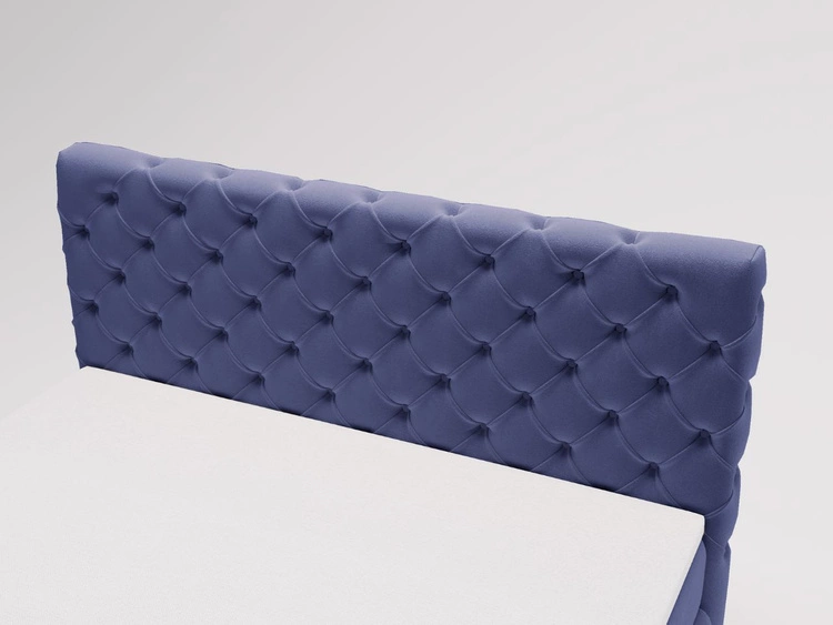 Boxspringbett mit Bettkasten 180x200 Canolo Dunkelblau