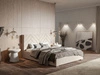 Polsterbett mit Bettkasten und Lattenrost 120x200 Toreto Beige