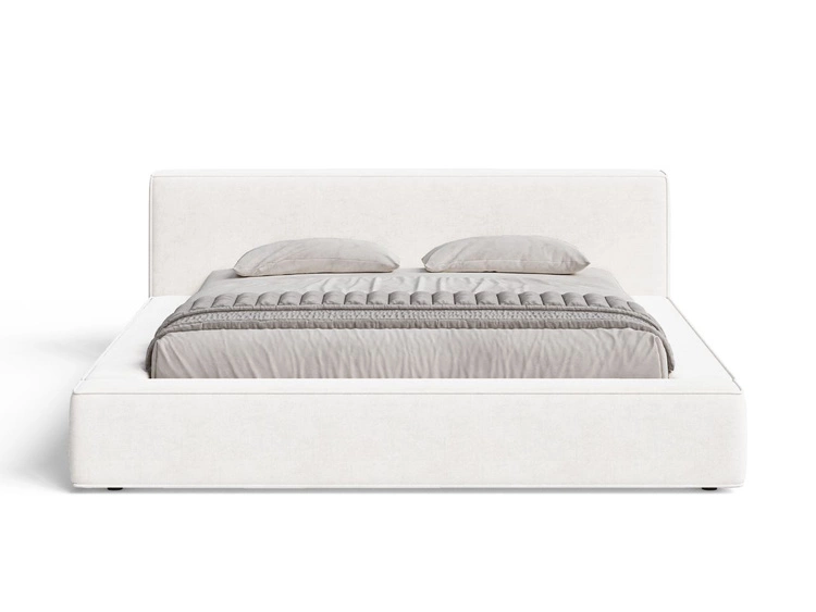 Polsterbett mit Bettkasten und Lattenrost 180x200 Mali Creme