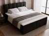 Boxspringbett mit Bettkasten 160x200 Maison Dunkelgrau