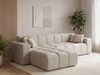 Ecksofa L-Form Links Moderne Ecksofa Loopo Beige