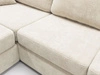 Ecksofa L-Form fürs Wohnzimmer Nesto Links Creme
