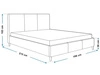 Polsterbett mit Lattenrost 160x200 Trio Beige